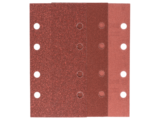 10-delni komplet brusilnih listov Bosch za vibracijski brusilnik, Dimenzije: 93x185mm, Zrnatost: 60, 120, 180, 2609256A93